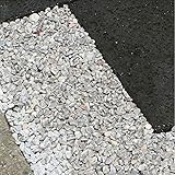 砂利 ウルフアッシュ（グレーの大理石砂利） 約9mm 30kg