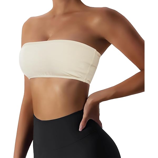 Women's Double Lined Tube Top - Strapless Bandeau, Soft & Supportive, Summer Going Out Top - View #7