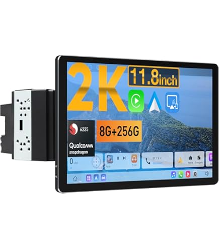 Amazon.co.jp: 10.1インチモニター搭載カーナビ Android10搭載 QLED大