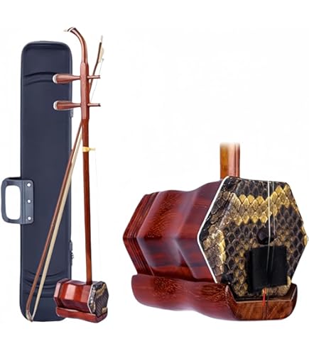 Amazon | hanshanyan 二胡 蘇州錫兿楽器 初心者入門用紅木セット ER