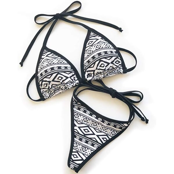 Amazon.co.jp: [Julius] 三角ビキニ 水着 セパレートTバック 紐