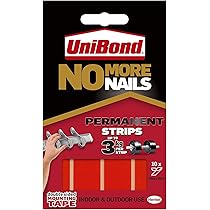 UniBond No More Nails Invisible, Heavy-Duty Clear Glue, Strong Glue For Wood, Ceramic, Metal & More, Instant Grab Mounting Adhesive, 1 X 184g Tube (Pack Of 2