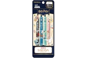 ゼブラ ジェルボールペン ゲルインキ サラサクリップ 0.5mm 限定 ハリー・ポッター 黒4本セット JJ29-HP-4C