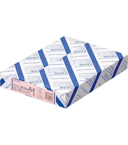 Amazon | KOKUYO PPCカラー用紙(共用紙)(FSC認証) A4 500枚 緑 KB-C39G