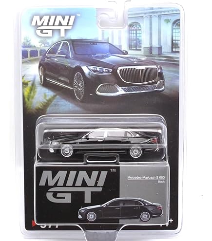 メルセデス マイバッハ S680 (ブラック) チェイスカー Amazon | MINI GT 1:64スケール MiJo 限定 メルセデス マイバッハ S680