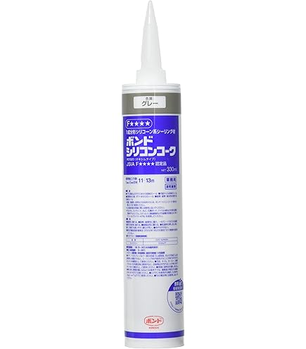 Amazon.co.jp: コニシ ボンド シリコンコーク ホワイト 330ml 1箱/20本