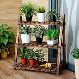 Plant shelf フラワーポット植物ホルダーディスプレイラック、3段植物ポットラックガーデンカートスタンド Flower racks ( サイズ さいず : 60*36*69cm )
