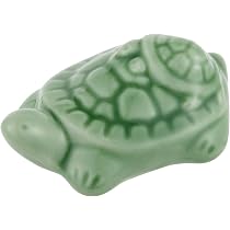 Amazon｜たたら(Tatara) 箸置き 親亀の上に子亀箸置き 緑 磁器 日本製