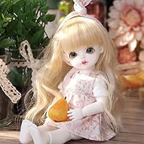 新品★BJD球体関節人形★カスタムドールフルセットフェイスアップ済み Amazon | KAKAA BJDドール フルセット 1/8 球体関節人形 16cm SD