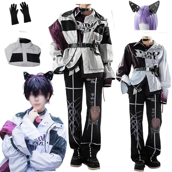 Amazon.co.jp: [PWP] 即納佐伯イッテツ コスプレ衣装 バーチャル