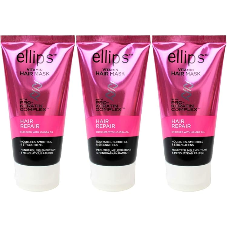 Amazon | ellips エリップス ビタミン ヘアマスク (ピンク