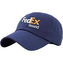 Amazon | FedEx グランドハット 刺繍入り コットンキャップ