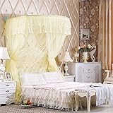 royal- U字型釣りロッドTelescopic Mosquito Net three-door Singleダブル暗号化Thickeningステンレススチールブラケットベージュ 1.8m (6 f