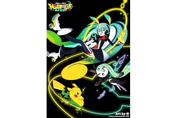 【Amazon.co.jp限定】ポケモン feat. 初音ミク VOLTAGE Live！[Blu-ray特装盤] [Blu-ray + 書籍 + その他] - ポケモン feat. 初音ミク （Amazon.co.jp限定特典 ：「ポケミクライブ！」ライブ音源CD（全5曲収録）　付）