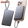 TORRAS Mobile Battery, Type C, 10,000 mAh, 22.5 W, Rapid Charging, PD3.0 Compatible, Built-in Cable, Portable Charger, Power Bank, Lightweight, Small, PSE Certified, Dual Devices Rechargeable,
