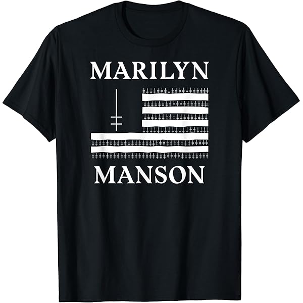 Amazon | Marilyn Manson – Logo Tシャツ | Tシャツ・カットソー