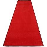 キッチンマット ペット対応 撥水 70×200cm アネモネレッド 1531016732F99