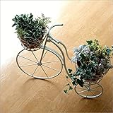 フラワースタンド 花台 サイクルプランター ２バスケット [mty2447]