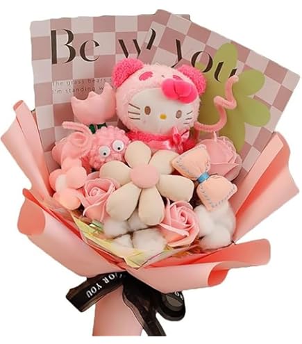 ハローキティー40周年 ぬいぐるみブーケ 楽天市場】【取寄品】 ハローキティ ぬいぐるみブーケ 40本 九州