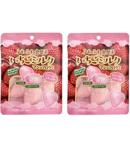 Amazon | 【JINTOK】イチゴハートチョコマシュマロ50g(7個入り)X2袋