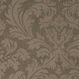 Brewster 58 – 54401 36-inch by 288-inch Emilia – Texturedダマスク壁紙、ブラウン