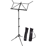 ヴィヴァーチェ Vivace 譜面台 超軽量 アルミ製 折りたたみ式(キャリーバッグ付属) MS-500 カラー:ブラック
