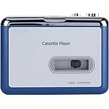 カセットからMP3へのコンバーター、ポータブルBluetoothカセットレコーダープレーヤーオーディオミュージックカセットテープからデジタルへのコンバータープレーヤー、ラップトップおよびパーソナルコンピューター用のUSB/イヤホン