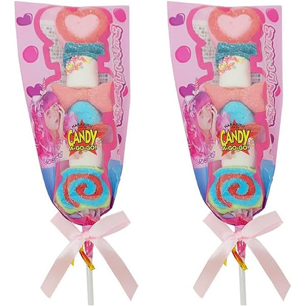 Amazon | しなこちゃん グミマシュマロ棒 55g×2本 原宿 お菓子