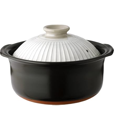 【新品未使用】GINPO 菊花 ごはん土鍋 3合炊き 炊飯土鍋 日本製 Amazon｜萬古焼 銀峯陶器 菊花 ごはん土鍋 (3合炊き, 粉引)｜土鍋