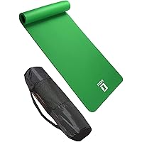 LICLI ヨガマット おりたたみ トレーニングマット エクササイズマット ヨガ ピラティス マット 厚さ 10ｍｍ 「 ストラップ 収納ケース付 」「 ニトリルゴム 滑り止め マットバッグ 」 11カラー