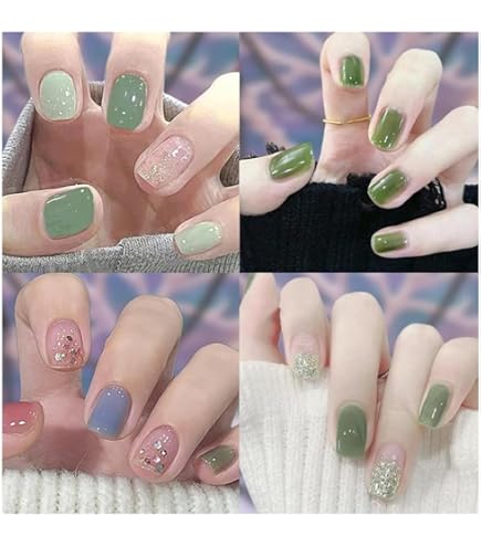 Amazon.co.jp: HERAXI ネイルシール 手の爪 20Pcs 爪やすり付き ネイル