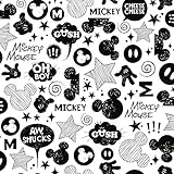 York Wallcoverings Walt Disney Kids II Animated Tonal Wallpaper Memo Sample, 8-Inch x 10-Inch, White