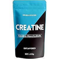 クレアチン モノハイドレート 610000mg ハルクファクター 610g 122食分 ピュア パウダー 無添加