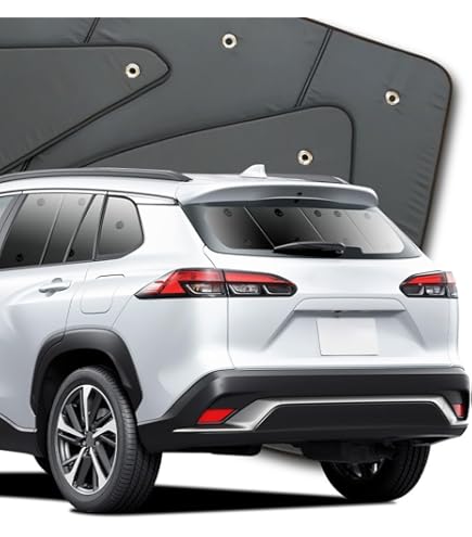 Amazon | カローラクロス サンシェード 車 リアサンシェード 断熱 遮光