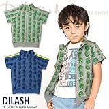 (ディラッシュ) DILASH初夏'16/パイン柄半袖ジャンパー 90 ブルー