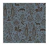 York Wallcoverings AP7450SMP Silhouettes Woodland Tapestry Toile Wallpaper Memo Sample, 8-Inch x 10-