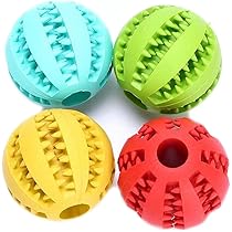 Amazon | ふく福 り ラバー製 ット犬用噛む 餌入れ おやつボール 犬用