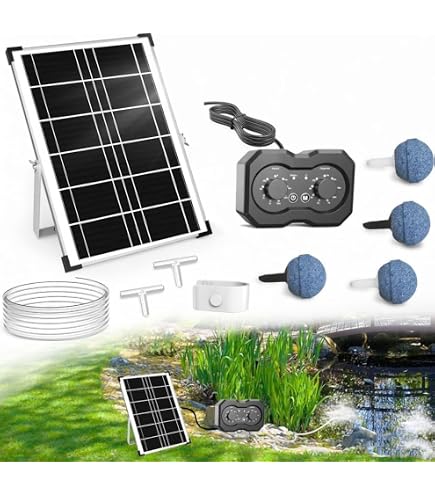 魚用品・水草 メダカのソーラーブリードポンプ 電源のいらないソーラー
