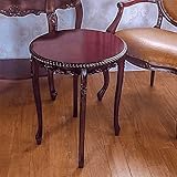 ロココ調マホガニー家具：アンティークブラウン：サイドテーブル203