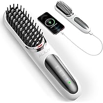 Amazon | ヘアアイロン ストレートブラシ 【80℃～230℃温度調節