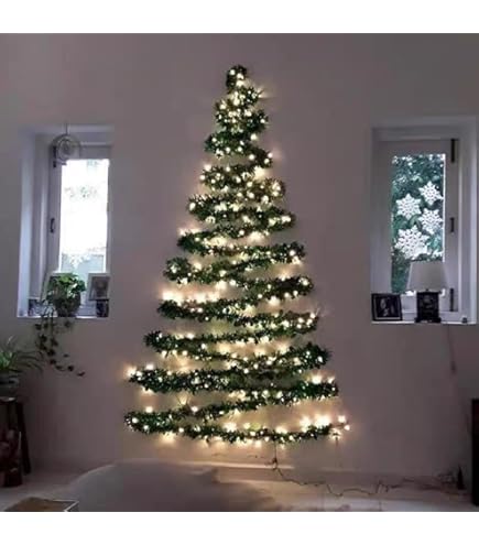 Amazon | クリスマスツリー 壁 DIY クリスマスリース 壁のクリスマス
