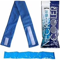 Amazon.co.jp: 三重化学工業 保冷剤付きネッククーラー (スカイ