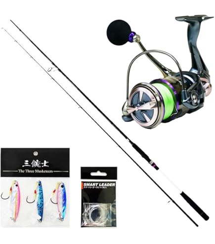 Amazon | ライトショアジギング入門 ロッド&リール2点セット 96M-3P (3