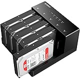 ORICO ハードディスクケース 2.5 / 3.5インチ HDD/SSD対応 16TB*5ベイ USB3.0接続 HDDコピー機能付き ドライブケース 工具不要 高放熱 電源アダプター付 ブラック 6558US3