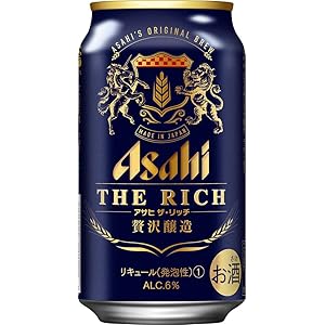 【新ジャンル/第3のビール】アサヒ ザ・リッチ [ ビール 350ml×24本 ]