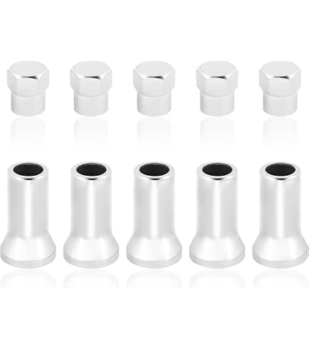 Chrome Crown Car Wheel Tire Rims Air Valve Stem