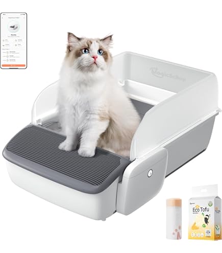 Amazon | MagicScoop M1 Pro 全自動猫トイレ, セルフクリーニング猫砂