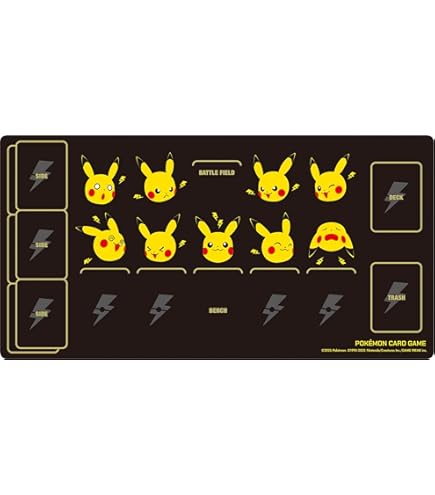 Amazon | ポケモンカードゲーム ラバープレイマット ピカチュウ
