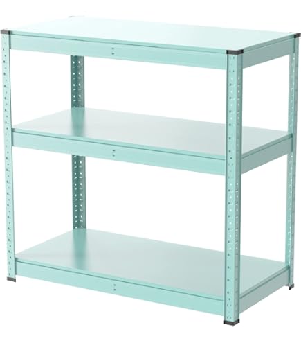 Amazon.co.jp: Rack Factory スチールラック 60×30cm 高さ120cm 4段