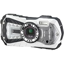 Amazon | RICOH 防水デジタルカメラ RICOH WG-40W ホワイト 防水14m耐